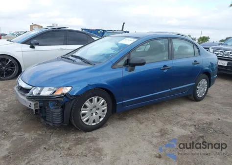 2011 Honda Civic Vp из США, поврежденный, VIN 2HGFA1F32BH529206